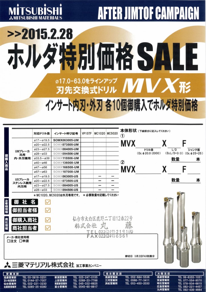 ポイント5倍】三菱マテリアル チップ SOMX187008-US VP15TF 《10個入り